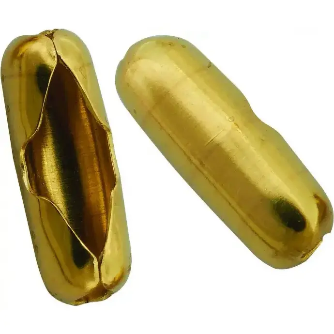 [10029069750777] #6 BRASS CHAIN CONNECTOR FT HY-KO - KB203BR