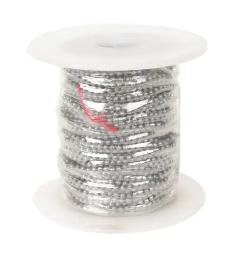 [10029069750937] #6 STAINLESS PLTD BEADED CHAIN FT HY-KO - KBC198S