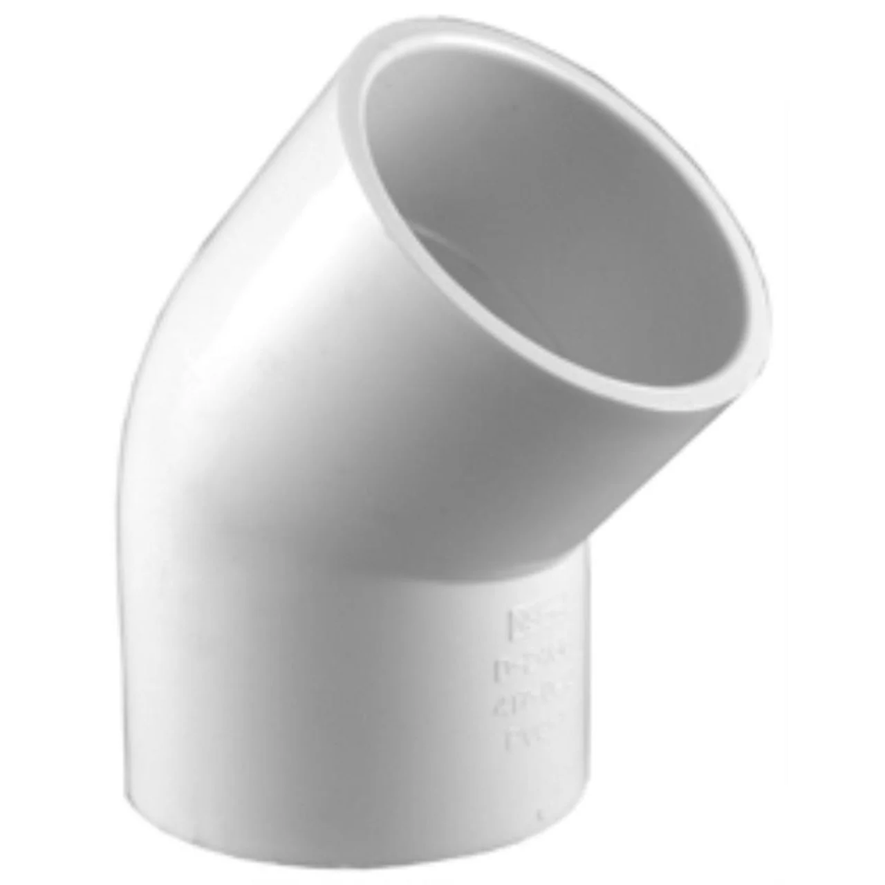 [417015] 1 1/2" 45 PVC SCH 40 ELBOW