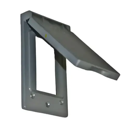 [835243005518] 1 GANG WEATHERPROOF COVER POWER OUTLET 20A DEVICE MOUNT - GRAY ORBIT - 1C-PO20