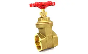 [638110019317] 1" BRASS GATE VALVE 360G - BRGV002