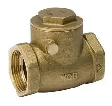 [032888119147] 1" IPS BRASS SWING CHECK VALVE - 101-005NL