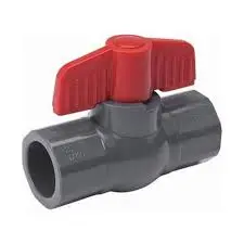 [107605] 1" PVC BALL VALVE GRAY SCH80 - 107-605