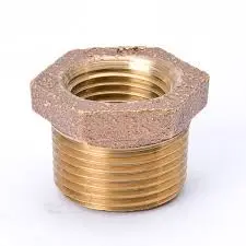 [032888160040] 1" X 3/8" BRASS HEX BUSHING - 455-052NL