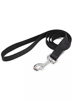 [024764843000] 1" X 4' 1PLY NYLON LEAD NBT BLACK - 1104-BK