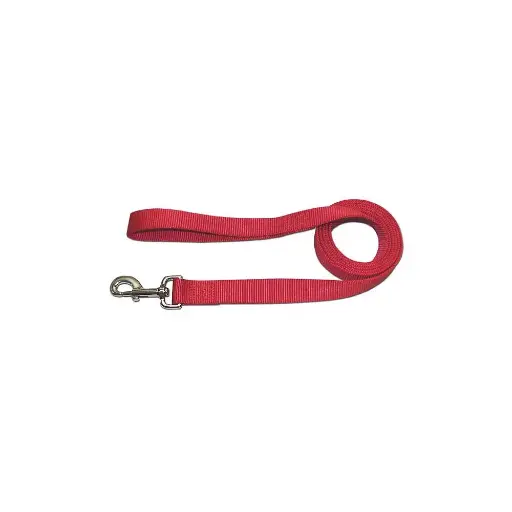 [024764843857] 1" X 6' BRAVO TRN LEAD/JSNAP RED - 1126-RD