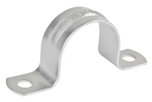[11002106] 1-1/4" 2-HOLE METAL PIPE STRAP