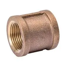 [032888130487] 1-1/4" BRASS COUPLING - 454-006NL