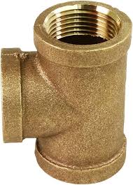 [032888130401] 1-1/4" BRASS TEE INTERNAL THREAD - 453-006NL