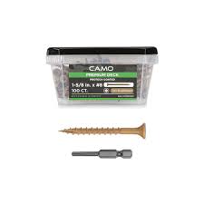 [042928163610] 1-5/8" X #8 CAMO TAN DECK SCREW - BUGLE HR #17 T20 STAR 12/100 - 0356099