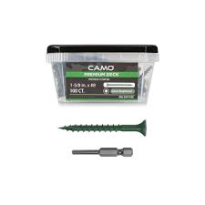 [042928161418] 1-5/8" X 8 CAMO GREEN SCREW - BUGLE HR #17 STAR 12/100 - 0341100