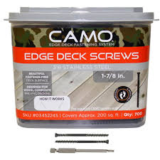 [042928155721] 1-7/8" TRIM CAMO SCREW 700CT #15 STAR DR 316SS PRO/DIY - 0345224S