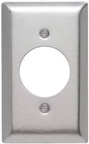 [837654063163] 1-Port Galv. Wall Plate Metal - AR863