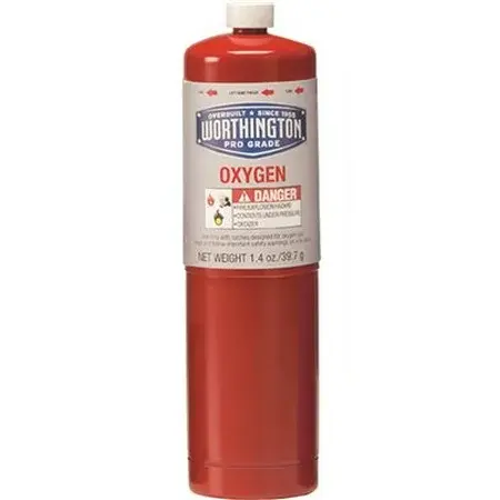 [014045333863] 1.1 CU FT OXYGEN CYLINDER WORTHINGTON - 821742