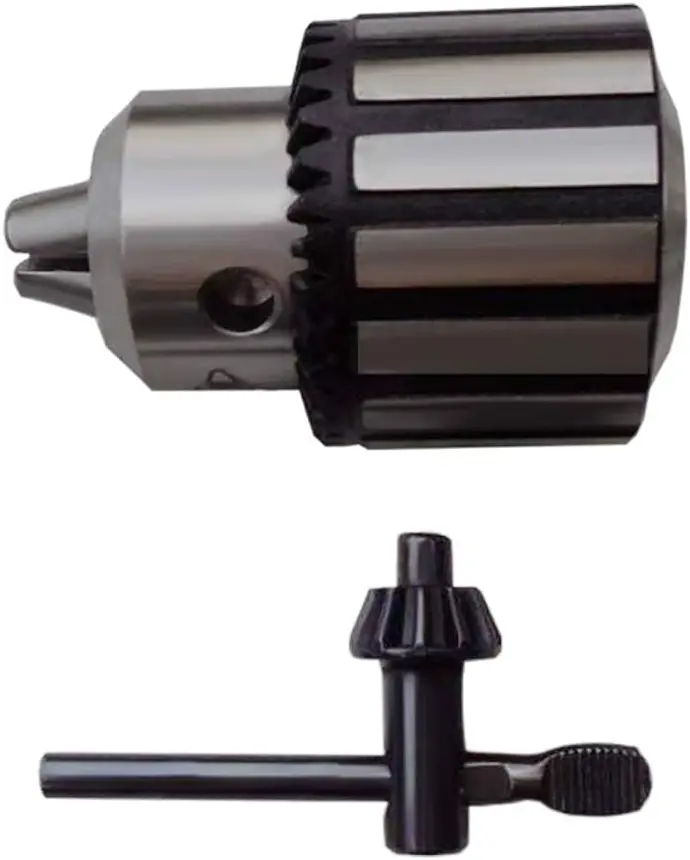 [638110096431] 1/2 X 3/8" HD DRILL CHUCK AND KEY - BROWN USA - BRHCD1238