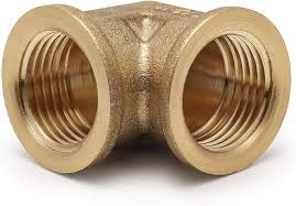 [032888130227] 1/2" 90 DEGREE BRASS ELBOW INTERNAL THREAD - 450-003NL