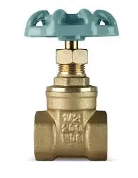 [638110019294] 1/2" BRASS GATE VALVE 200G BROWN USA - BMGV001