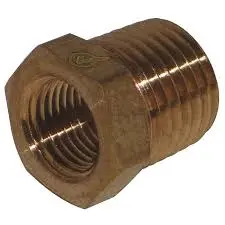 [094913071370] 1/2" MIP X 3/8" FIP HEX BRASS BUSHING - 4338679