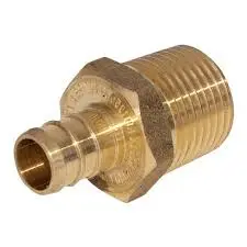 [65098LF] 1/2" PEX FNPT X 1/2" BRASS MALE ADAPTER - 65098LF
