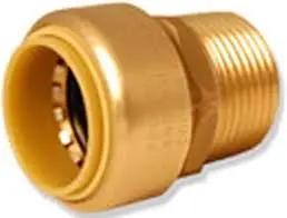 [845526001793] 1/2" PF X 1/2" MNPT STRAIGHT ADAPTER QUICK FITTING - LF812MR