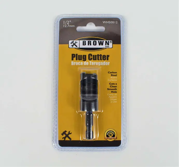 [638110051706] 1/2" PLUG CUTTER - BROWN USA - WHS0012