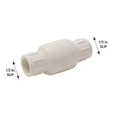 [101603] 1/2" PVC CHECK VALVE 