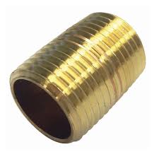 [094913090227] 1/2" X CLOSE BRASS NIPPLE - 49011