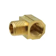 [032888130326] 1/4" 90 DEGREE BRASS STREET ELBOW - 452-001NL