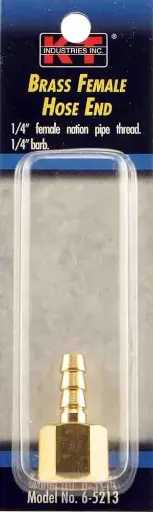 [083905652130] 1/4" BRASS FEMALE NPT 1/4" HOSE BARB - 6-5213