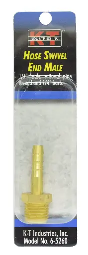 [083905652604] 1/4" BRASS MALE NPT SWIVEL END  6-5260