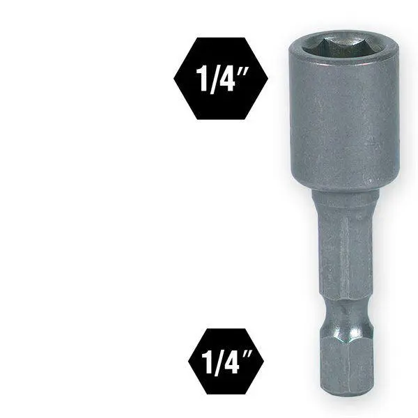 [7501206632697] MAGNETIC NUT SETTER 5/16" x 1-7/8" TRUPER SINGLE - 45062