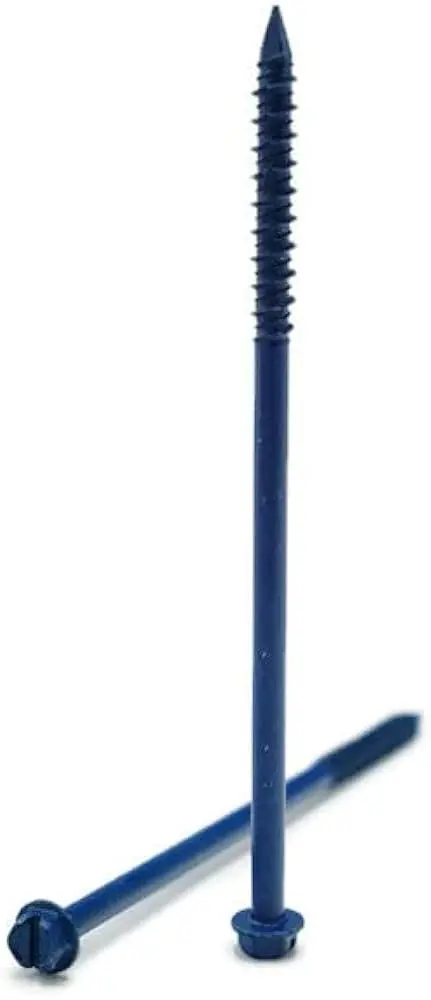 [BRTC0015] 1/4" x 5" MASONRY HEX TAP BLUE SCREW PC - BRTC0015