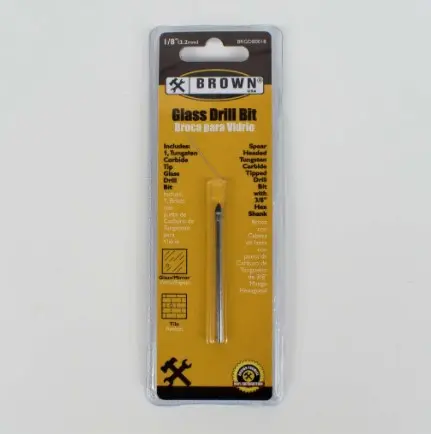 [638110142022] 1/8" GLASS DRILL BIT  - BRGDB0018