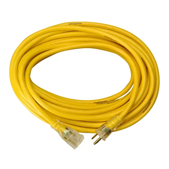 [078693028885] 100FT Electrical Extension Cord - Yellow Jacket - 2888