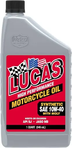 [049807102753 ] 10W40 ENGINE CYCLE LUCAS OIL APS-SM -10275LUC  QUART  