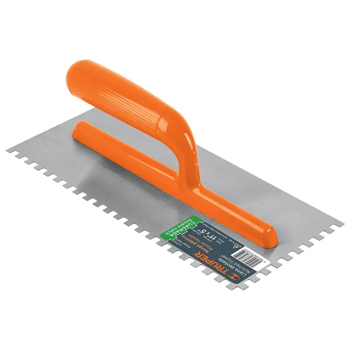 [7501206635186] 11 x 5 FINISHING TROWEL - PLASTIC HANDLE TRUPER