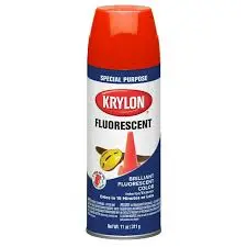 [724504031017] 11oz Fluor Red Orange - Krylon﻿