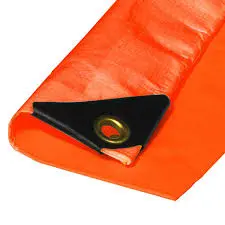 [638110015296] 12' X 14' HD PVC TARP ORANGE - HTT1214