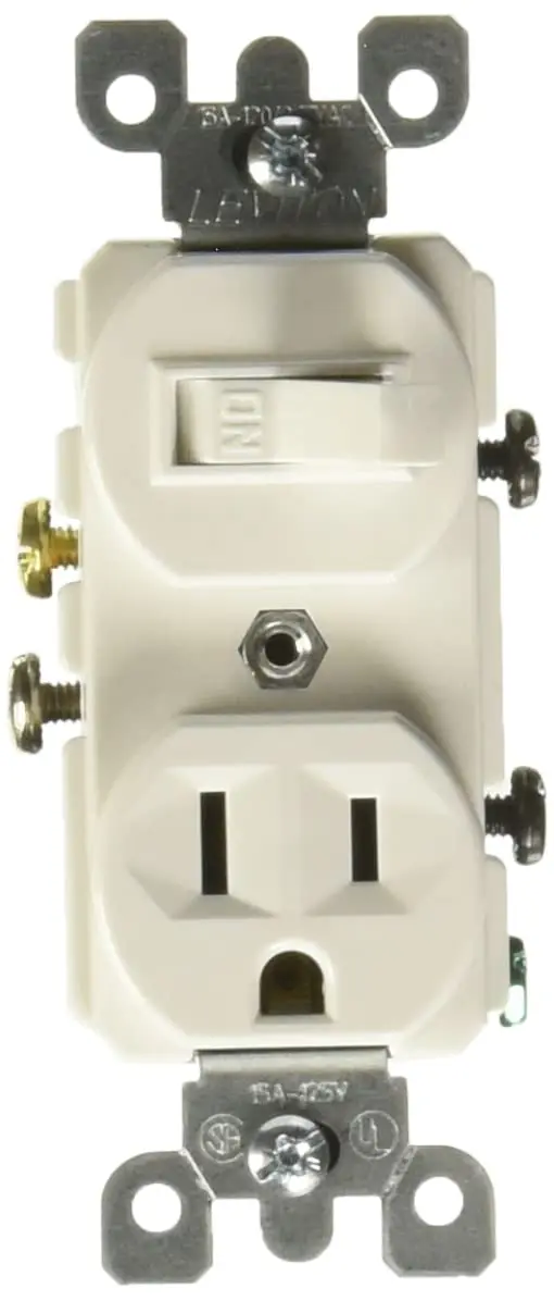 [078477226483] 120V/15 Amp White S/P Duplex Switch - 2TS15-W