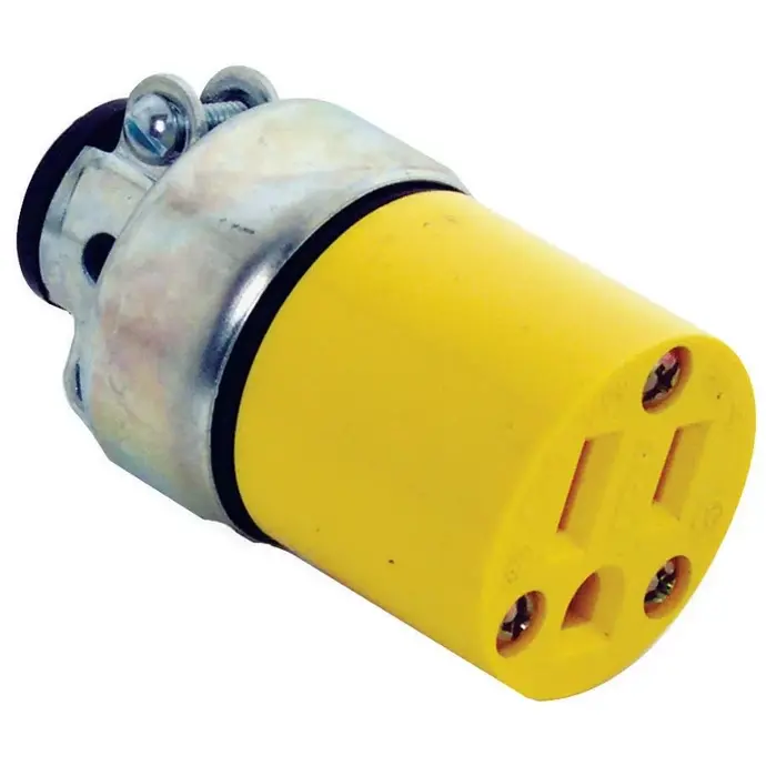 [032664326103] 125V/ 15 Amp Cooper 3 Pin Female Plug 515 - 2887