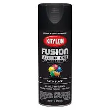 [724504092032] 12oz Black Spray Paint - Krylon