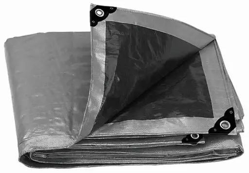 [7501206638927] 13' x 16' Silver Tarp - Truper