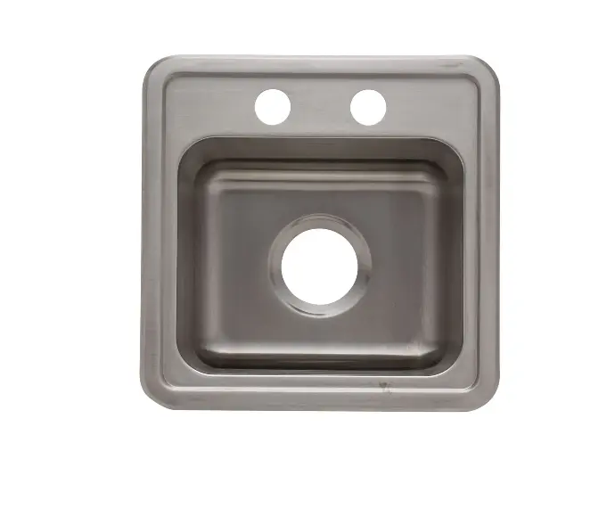 [AS6149992] 15" X 15' X 5.5", 22G 2-HOLE TOP MOUNT BAR SINK, BUILDER LINE - AS 138