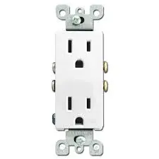 [638110026889] 15A WHITE DECORA DUPLEX OUTLET - AEOD3012