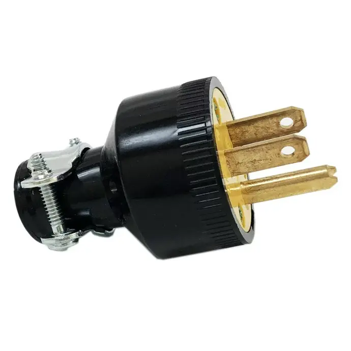 [032664480706] 15A/125V 3-Pin Plug Male - 1709