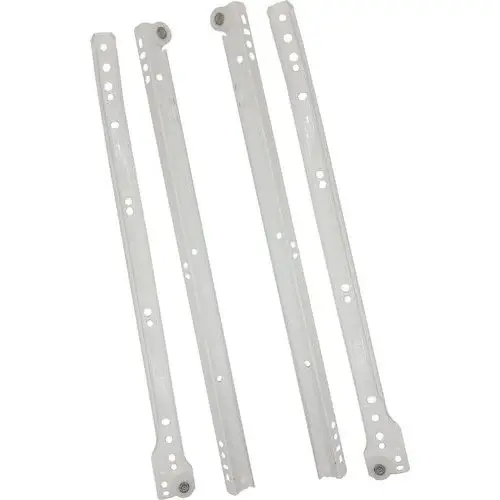 [638110008726] 16" WHITE  DRAWER SLIDE - PAIR