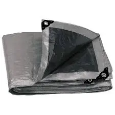 [7501206638941] 16' x 19.5' Gray Tarp - Truper