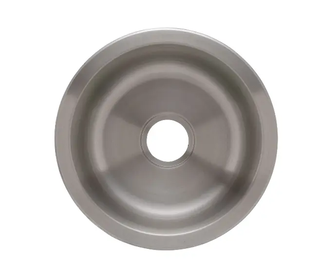[AS6149981] 16.5" DIAMETER X 6.5" ROUND STAINLESS STEEL BAR SINK - AS107