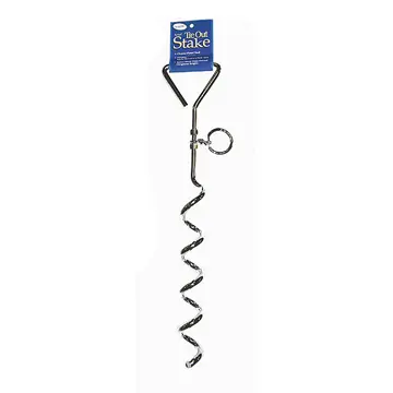 [024764179994] 17" X 9MM SPIRAL STAKE/SOFT OMNIPET - STAKE