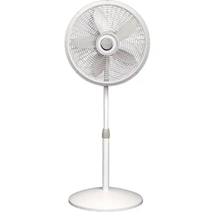 [046013402202] 18" Lasko Stand White Fan